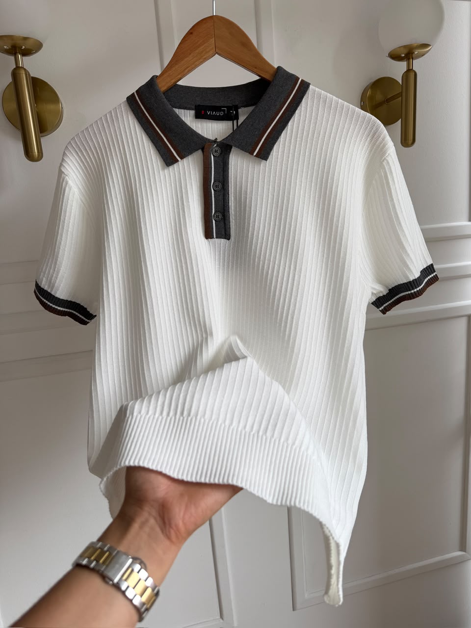 Camisa Polo en Hilo Tejido Premium - Contrast