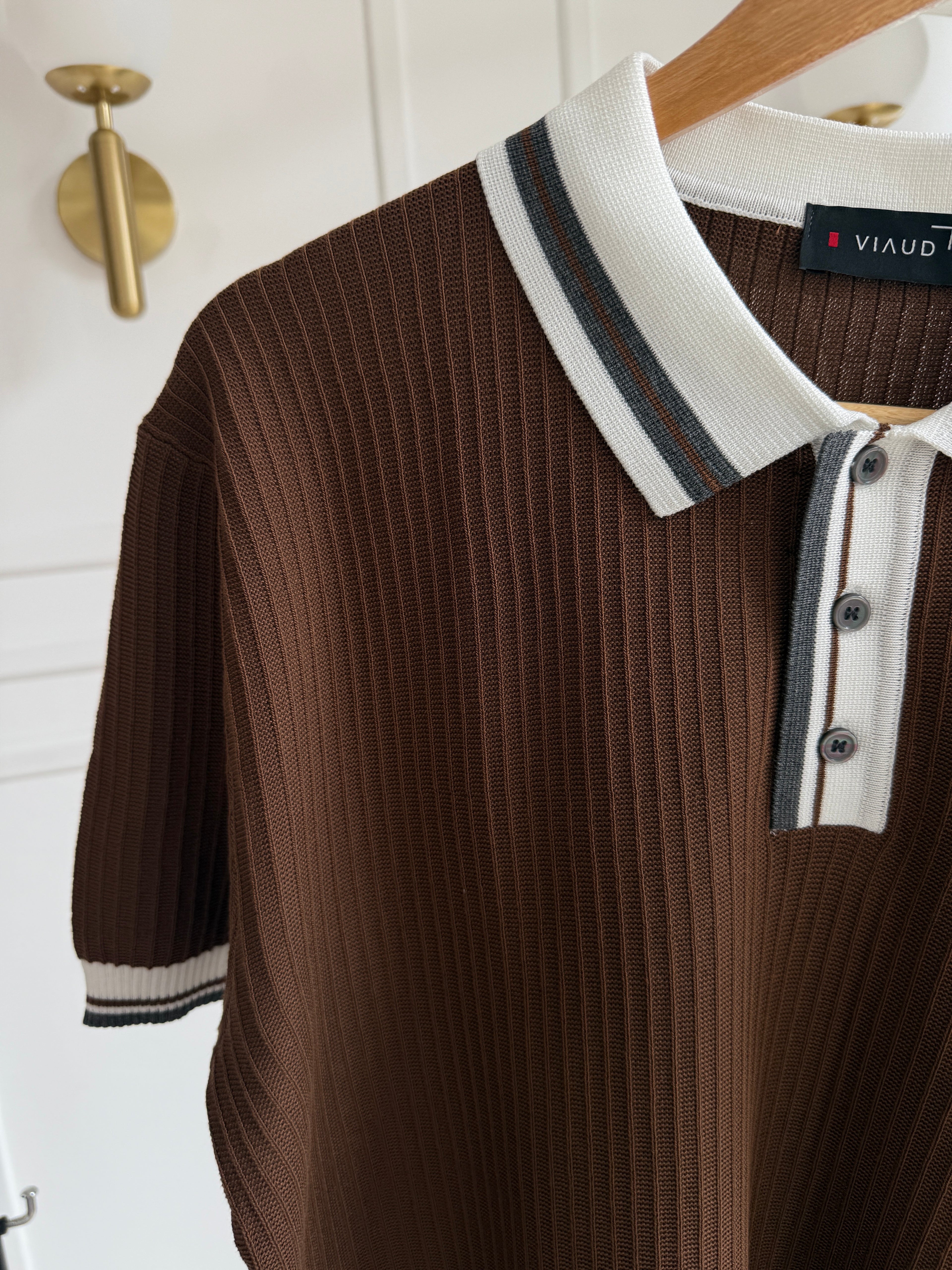 Camisa Polo en Hilo Tejido Premium - Contrast
