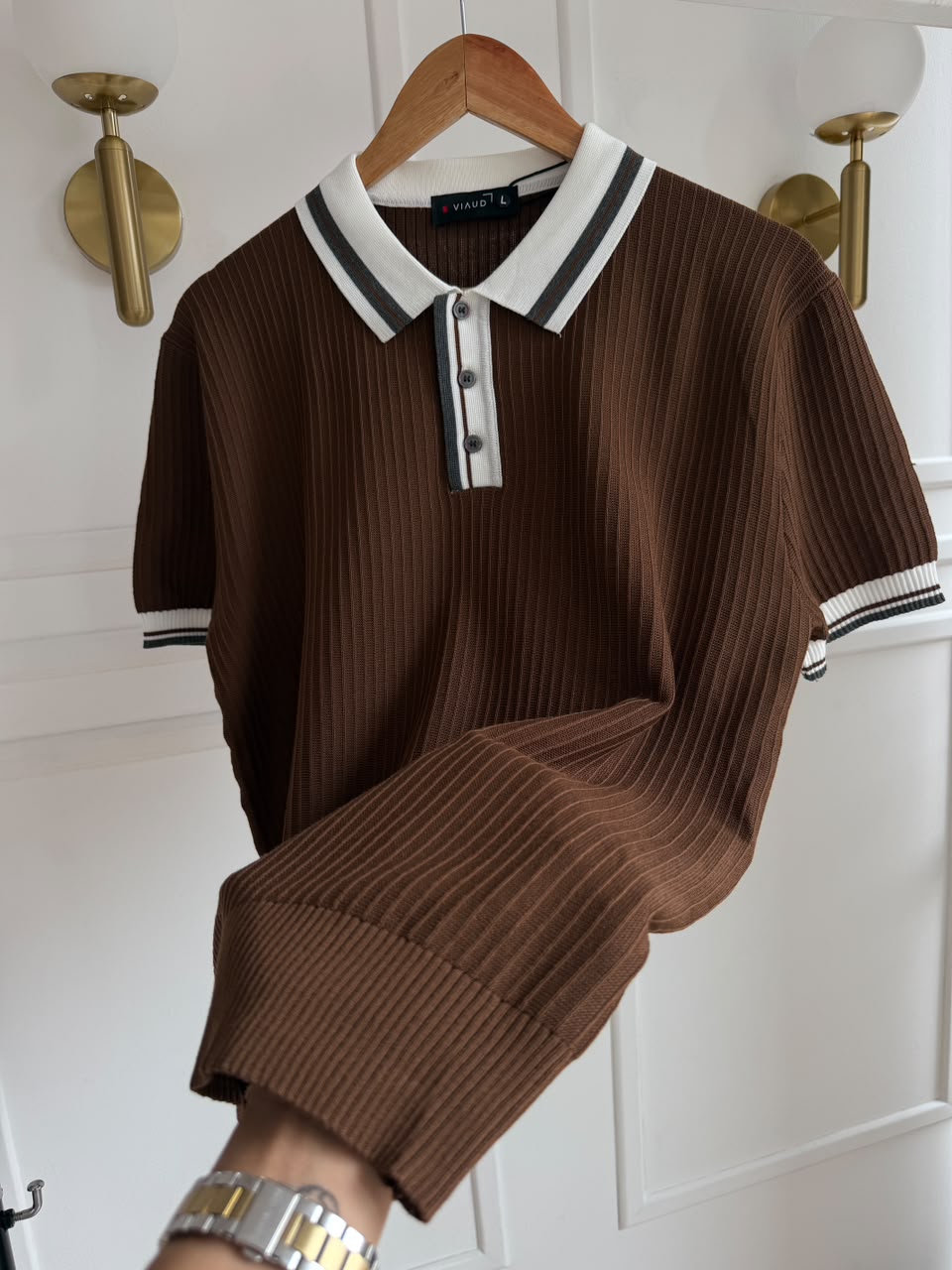 Camisa Polo en Hilo Tejido Premium - Contrast