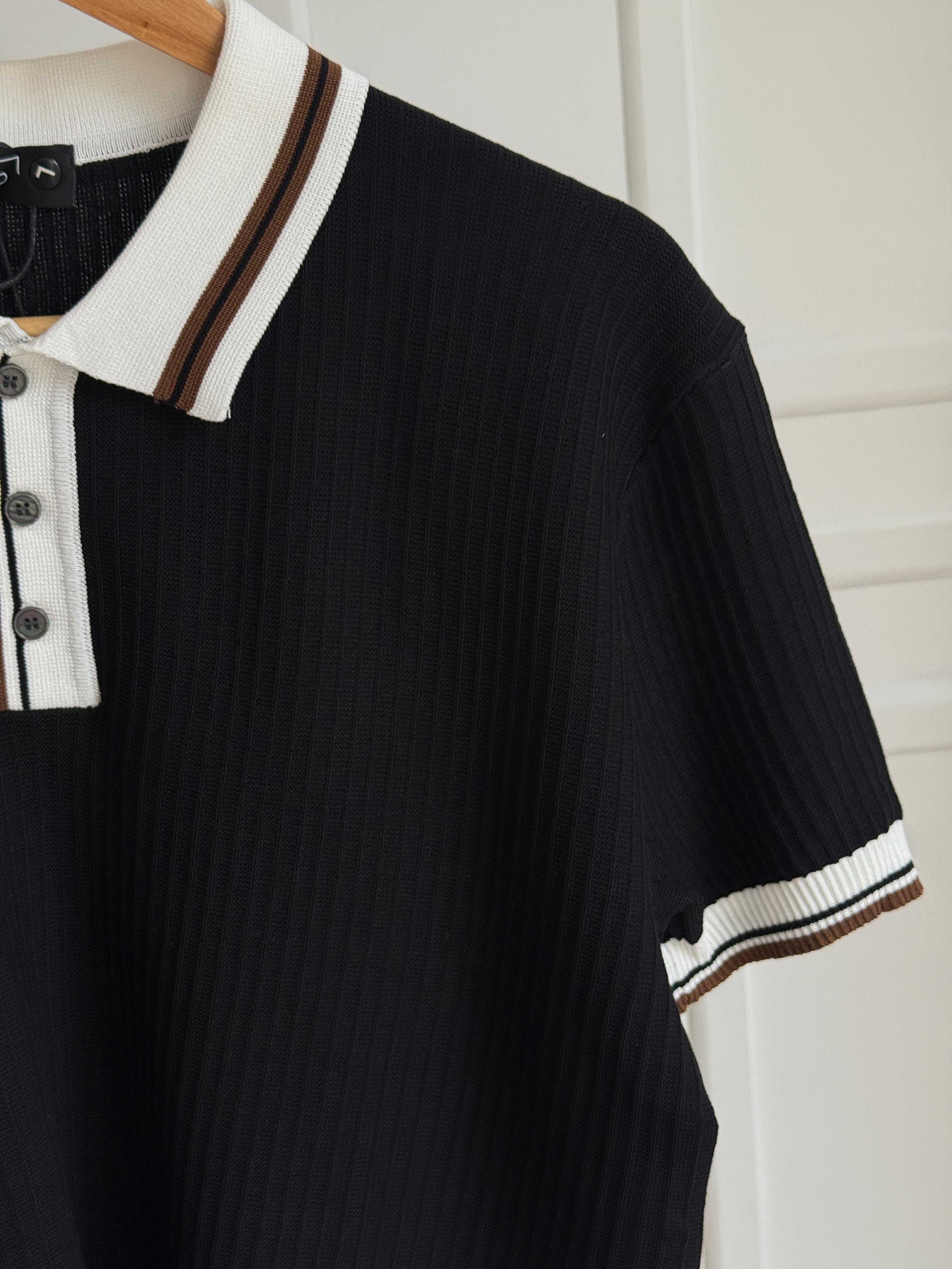 Camisa Polo en Hilo Tejido Premium - Contrast