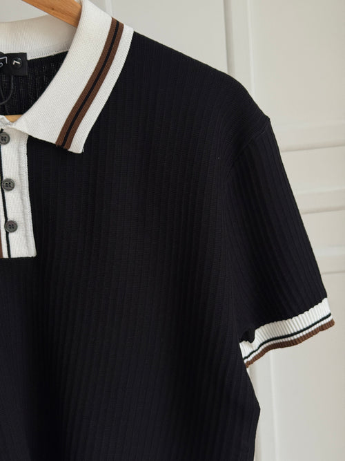 Camisa Polo en Hilo Tejido Premium - Contrast