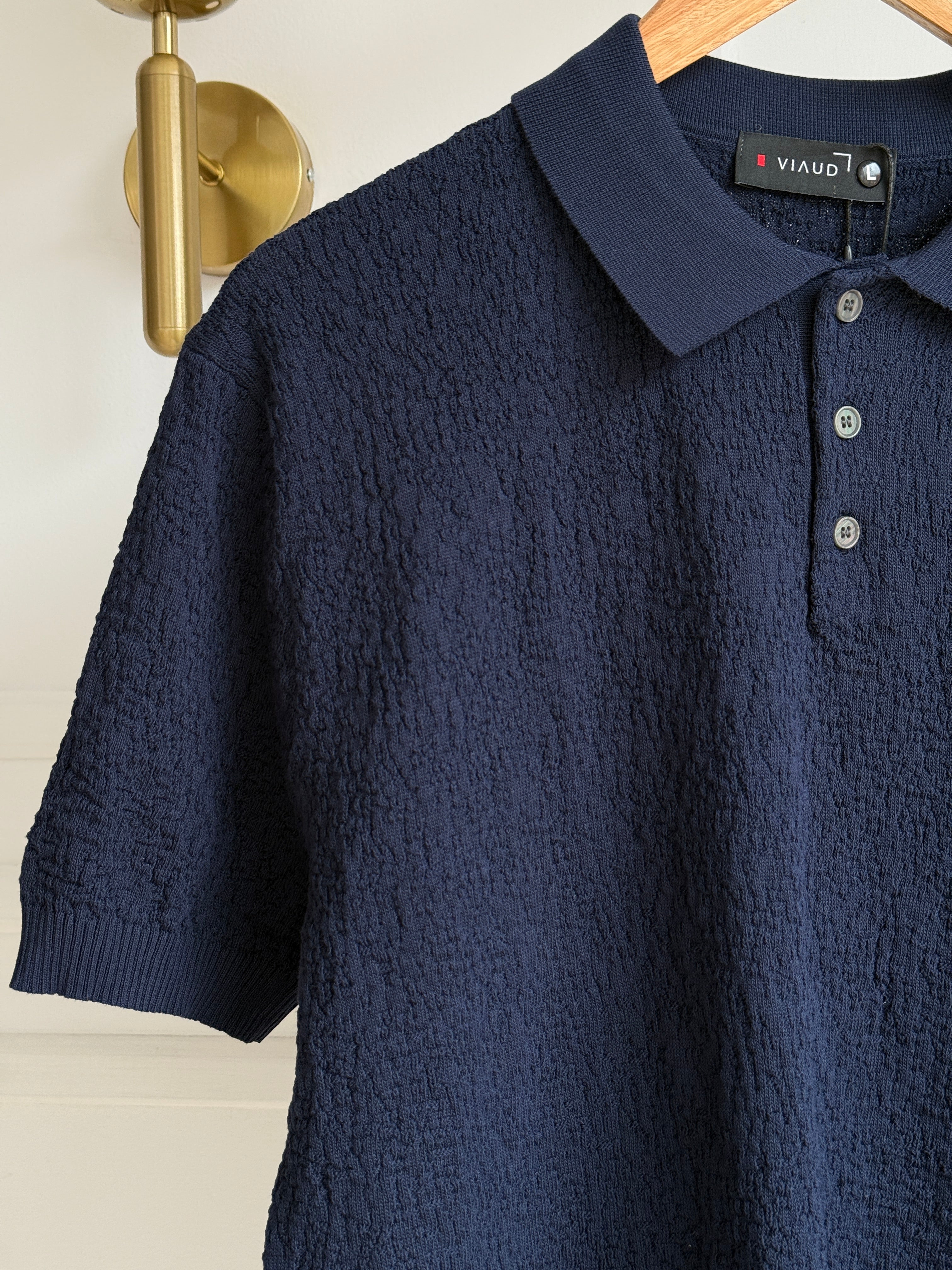 Camisa Polo En Hilo Tejido Premium - Textured