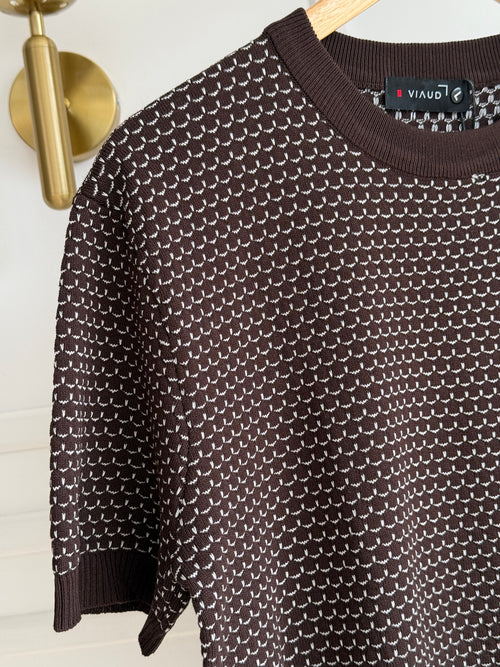 Camisa Cuello Redondo En Hilo Tejido Premium - Jacquard