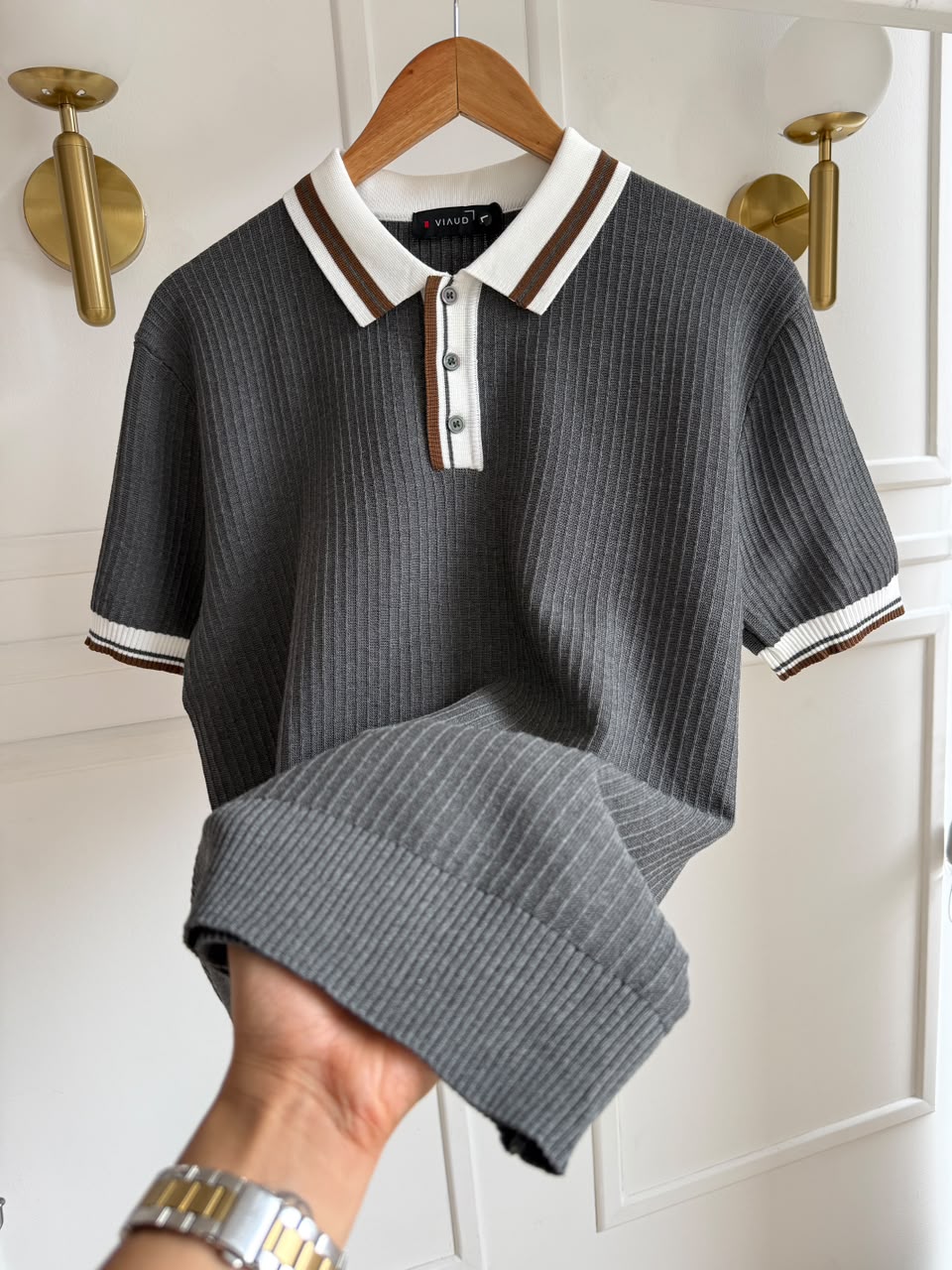 Camisa Polo en Hilo Tejido Premium - Contrast