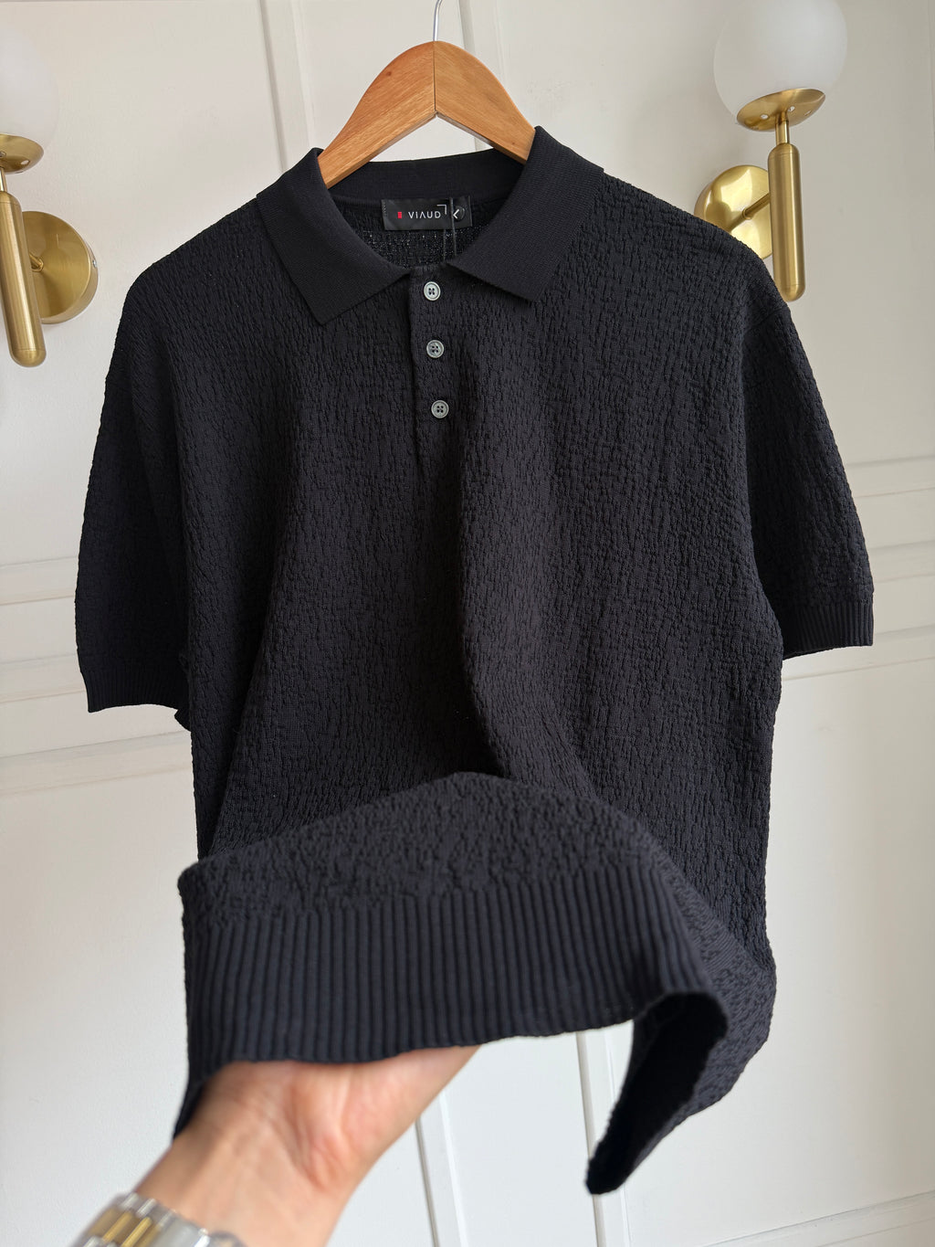 Camisa Polo En Hilo Tejido Premium - Textured