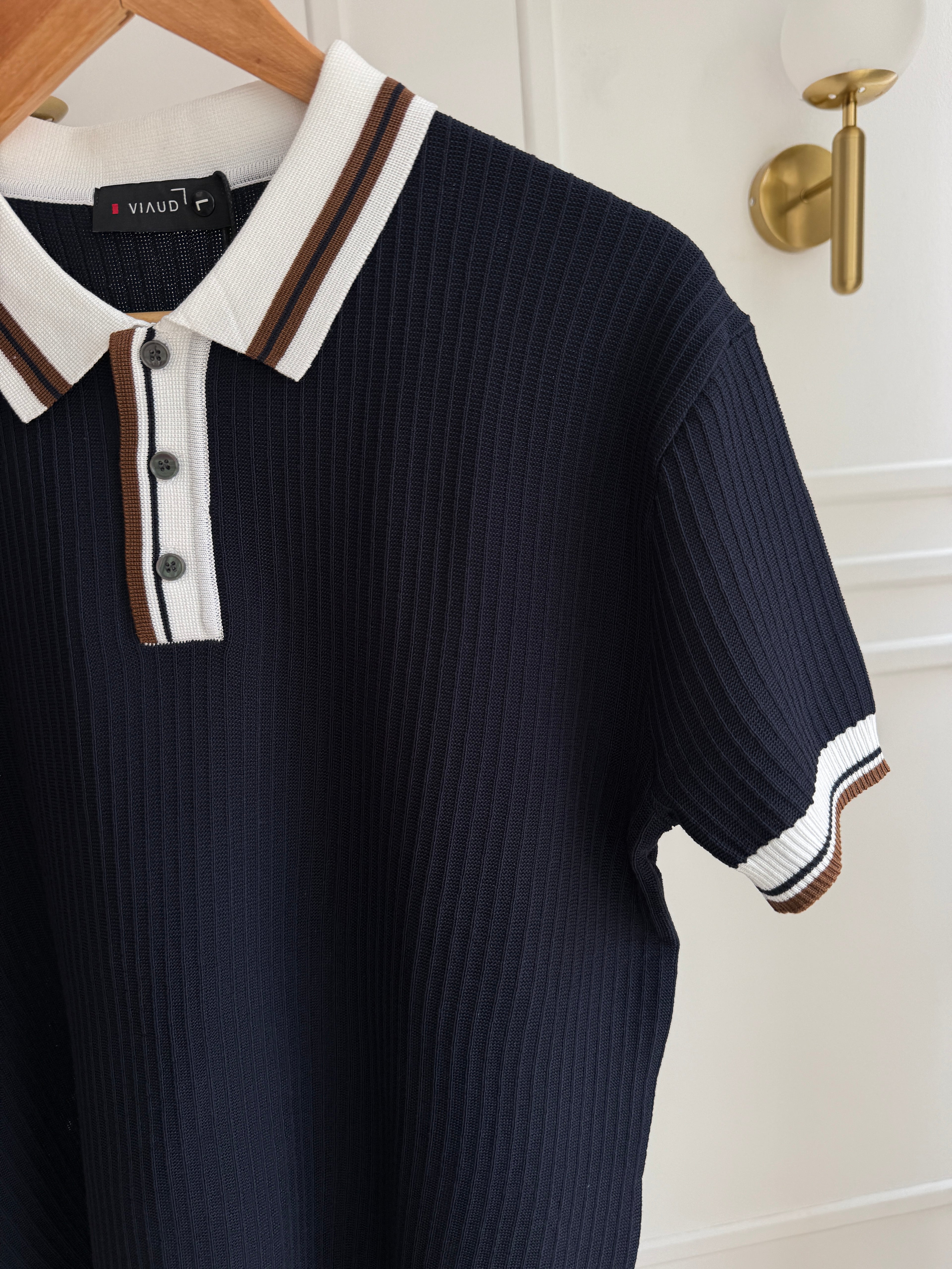 Camisa Polo en Hilo Tejido Premium - Contrast