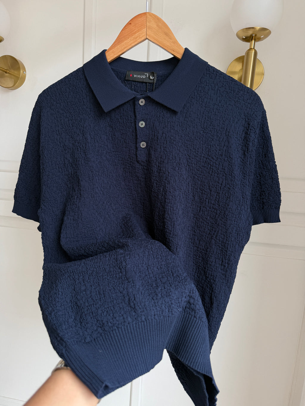 Camisa Polo En Hilo Tejido Premium - Textured