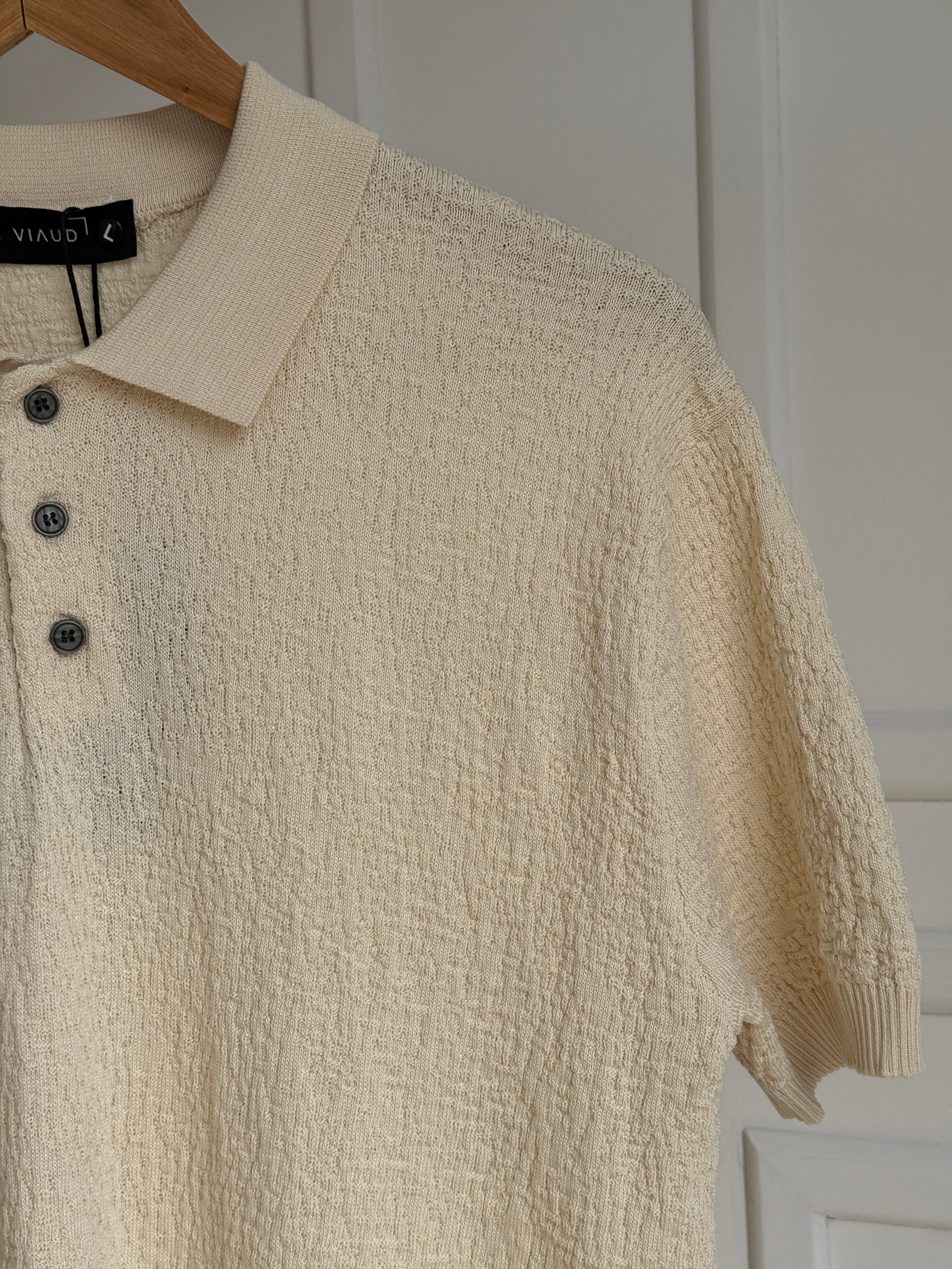 Camisa Polo En Hilo Tejido Premium - Textured